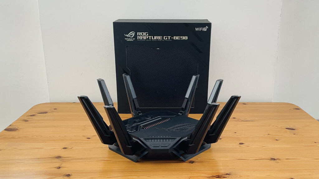 asus-rog-rapture-gt-be98:-lightning-fast-wi-fi-7-router-with-impressive-features-for-hardcore-gamers