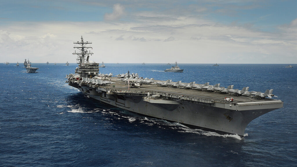 what-was-the-largest-plane-to-ever-land-on-a-carrier?