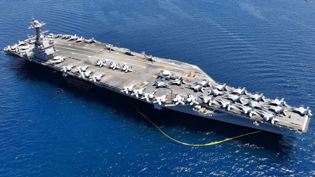 how-many-fighter-jets-can-a-us-aircraft-carrier-hold?