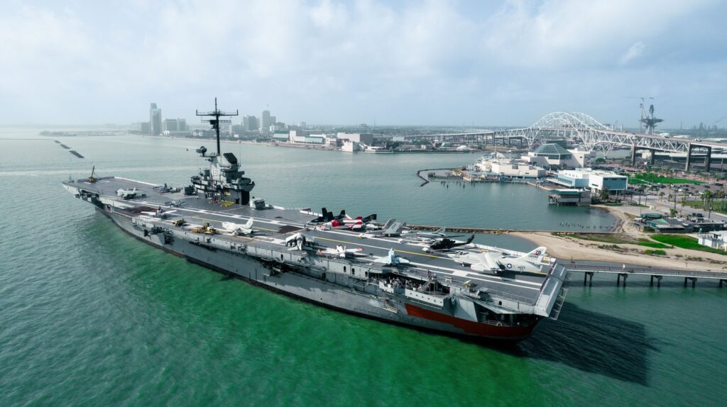 what-us-aircraft-carrier-turned-museum-is-docked-in-corpus-christi,-texas?